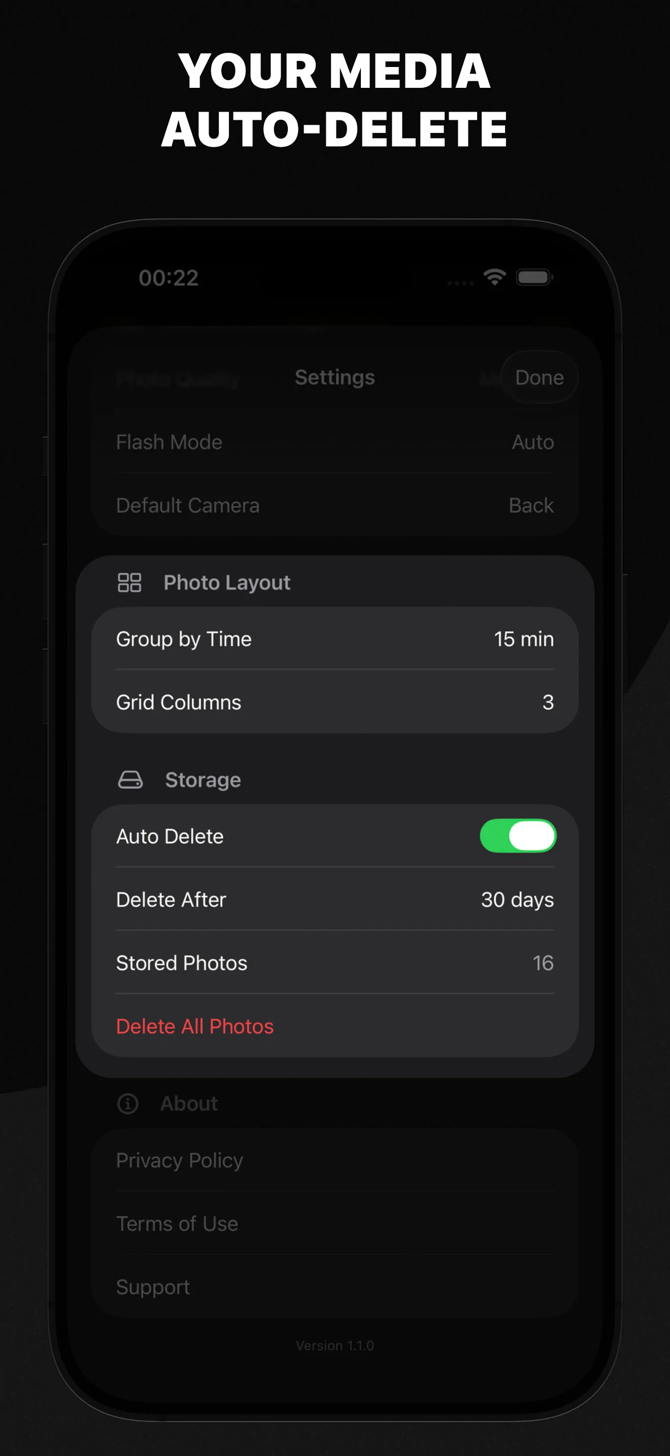 CheckCam Settings